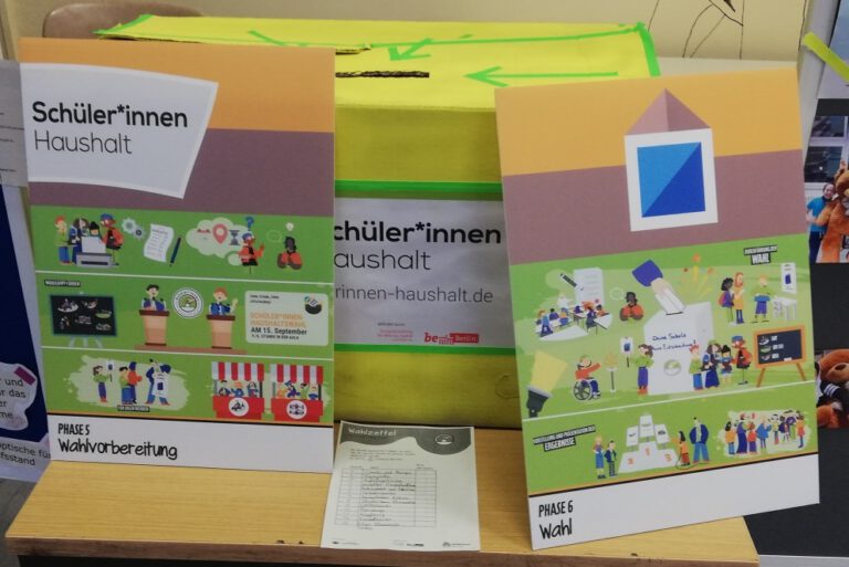 Die CRS nahm 2020 am Schüler*innen-Haushalt Neukölln teil