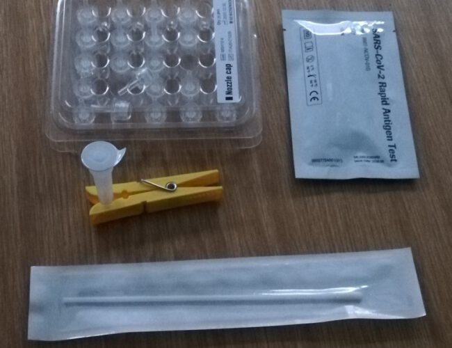 Corona-Selbsttest an der Grundschule